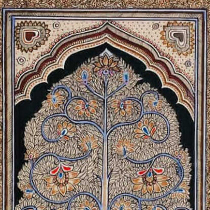5.5 X 11 Inch | Handmade Paper Tree Of Life Painting