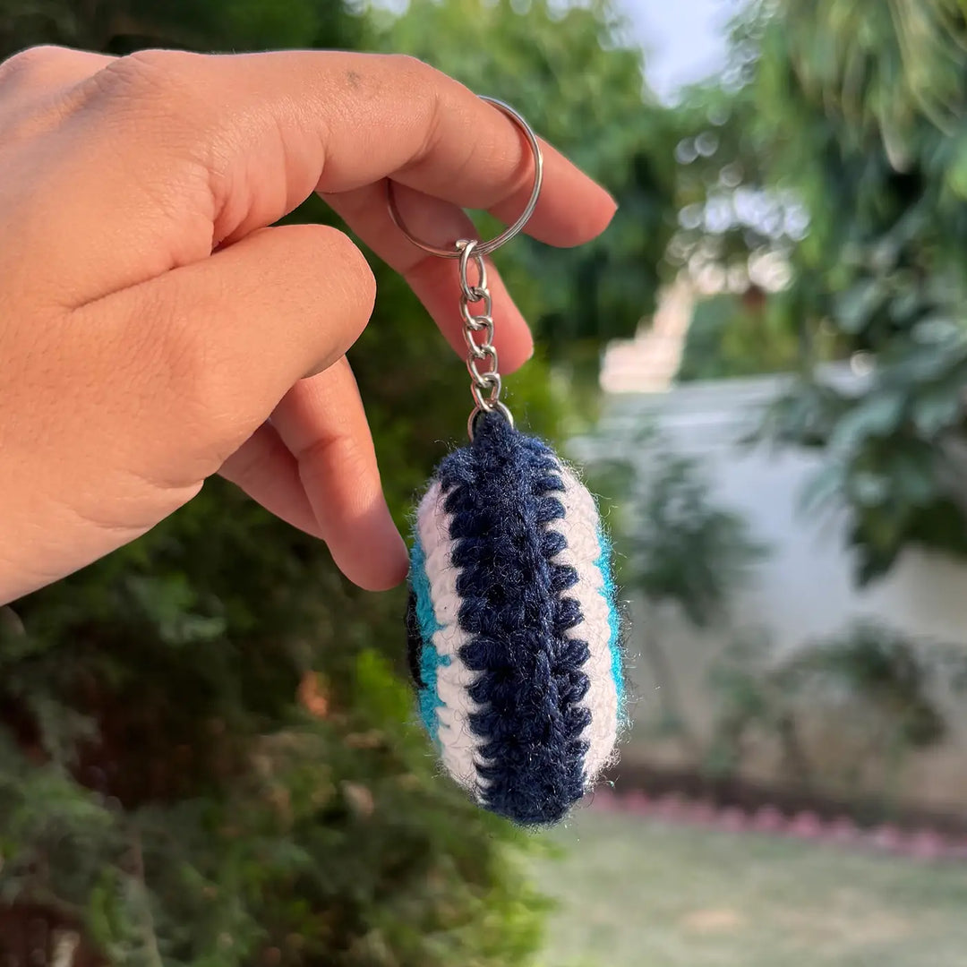 Handmade Crochet Evil Eye Cotton Bag Charm