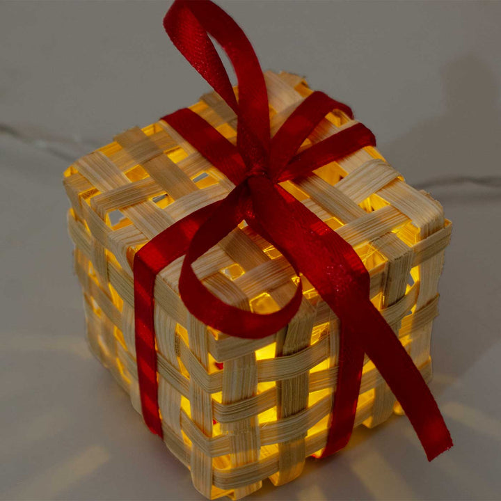 3m, 13 Bulbs | Handmade Bamboo Gift Box Fairy Lights