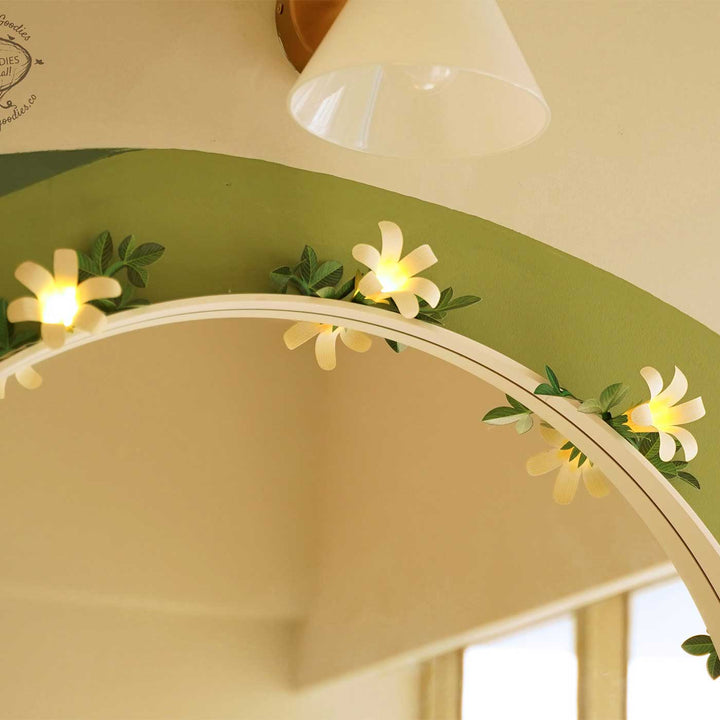Handmade White Flower Design Fairy Light