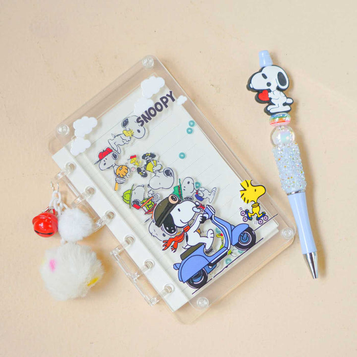 "Snoopy" Themed Diary & Pen Stationery Set For Kids
