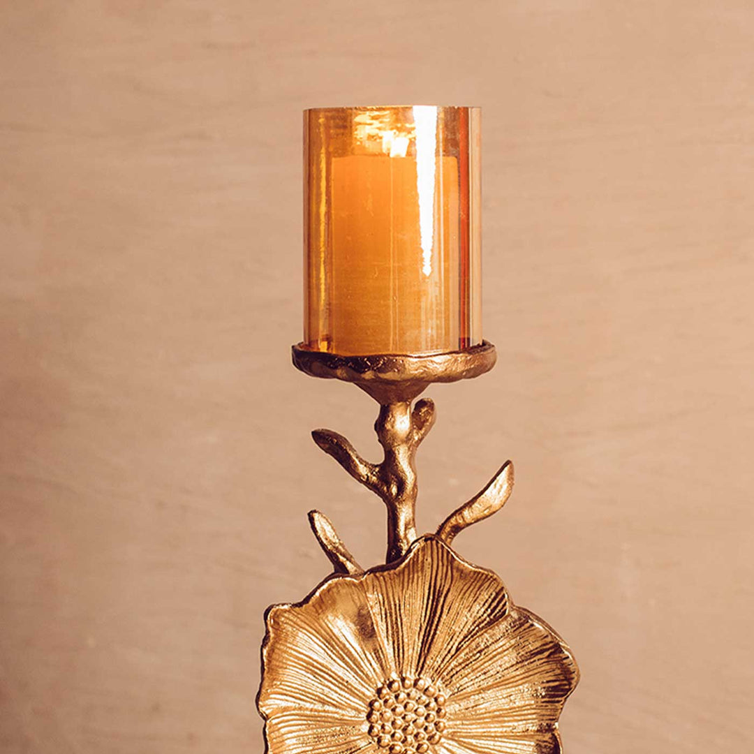 Handmade Floral Tealight Holder
