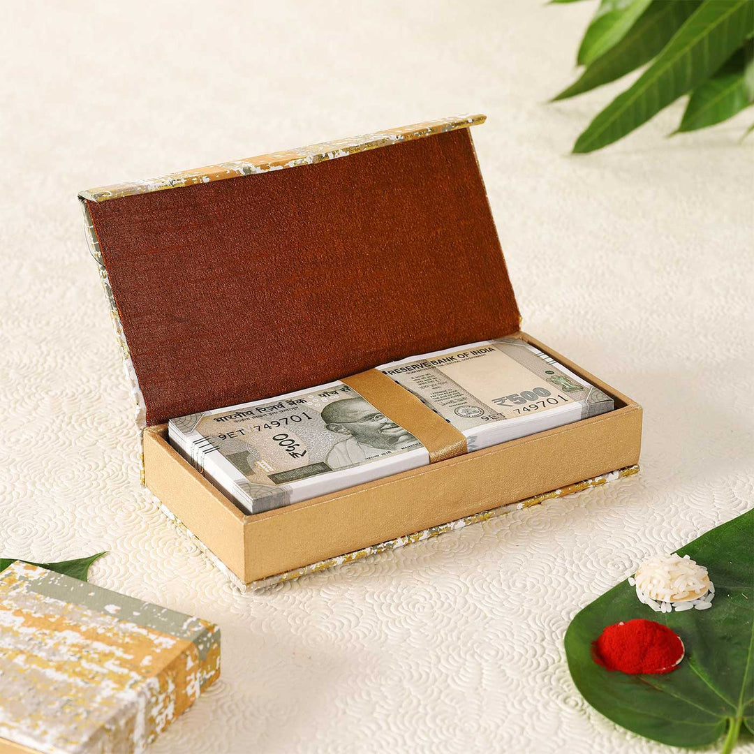 Handmade Agate Design Paper Gift Box