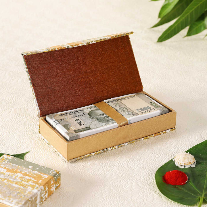 Handmade Agate Design Paper Gift Box
