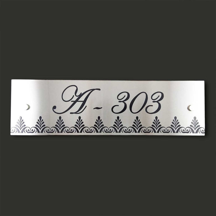 Personalized Engraved Rectangle Classic Stainless Steel Name Plate