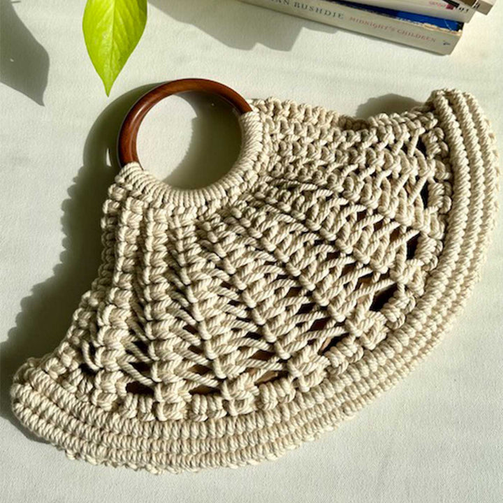 Handmade Macrame Chanda Handbag