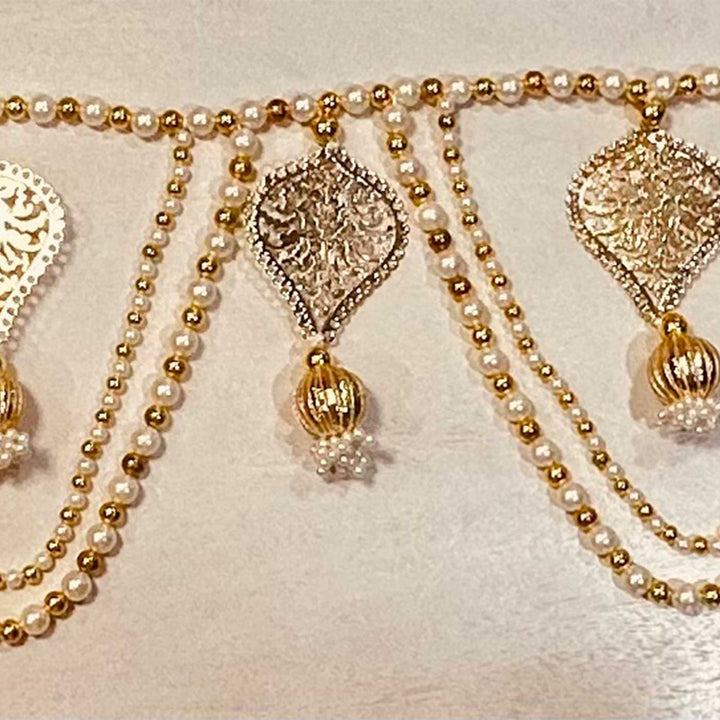 Handmade Paan Design Pearl Toran