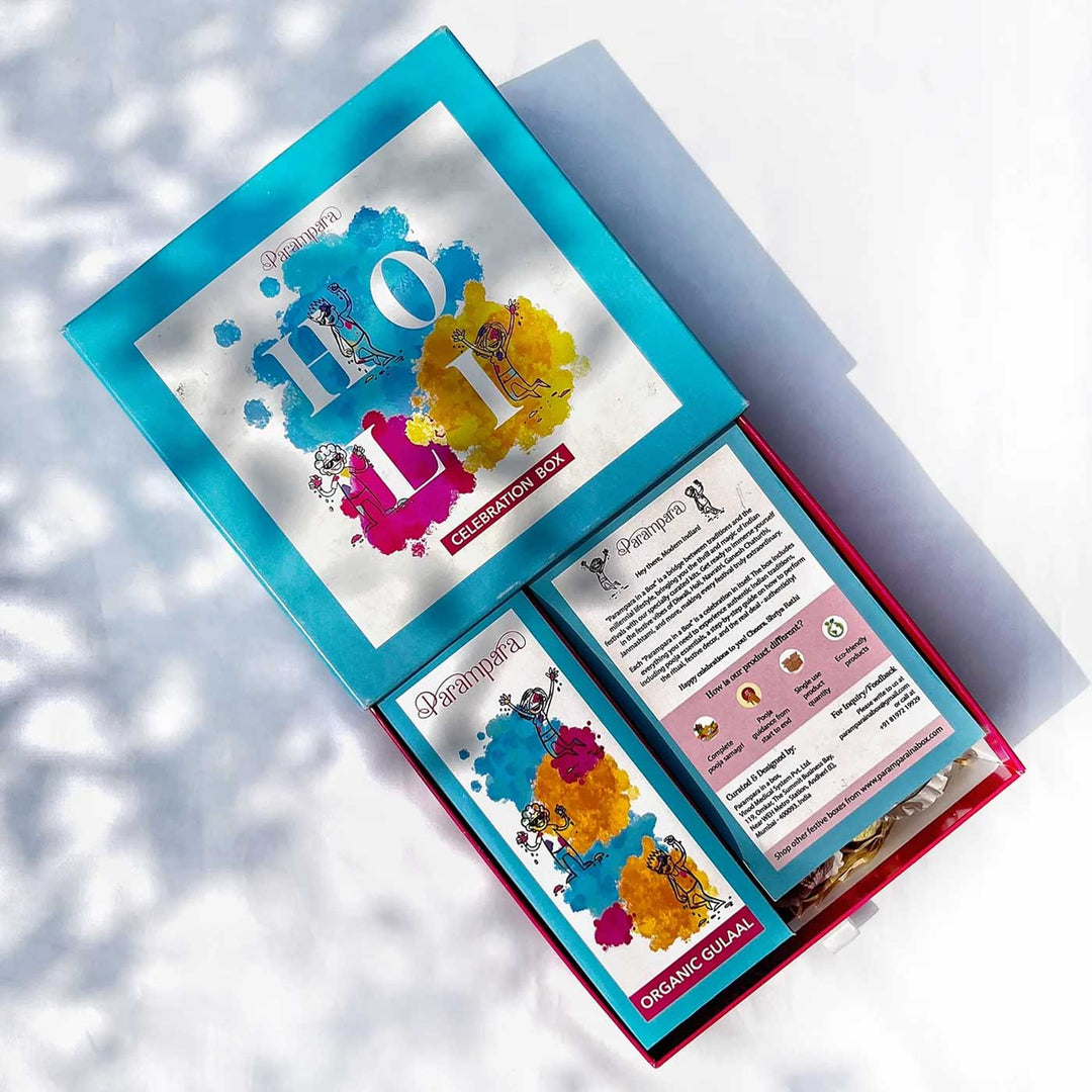 9 Pc | Organic Premium Holi Celebration Box