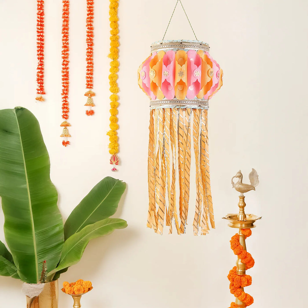 Handmade Decorative Pankhudi Akash Kandil/Lantern