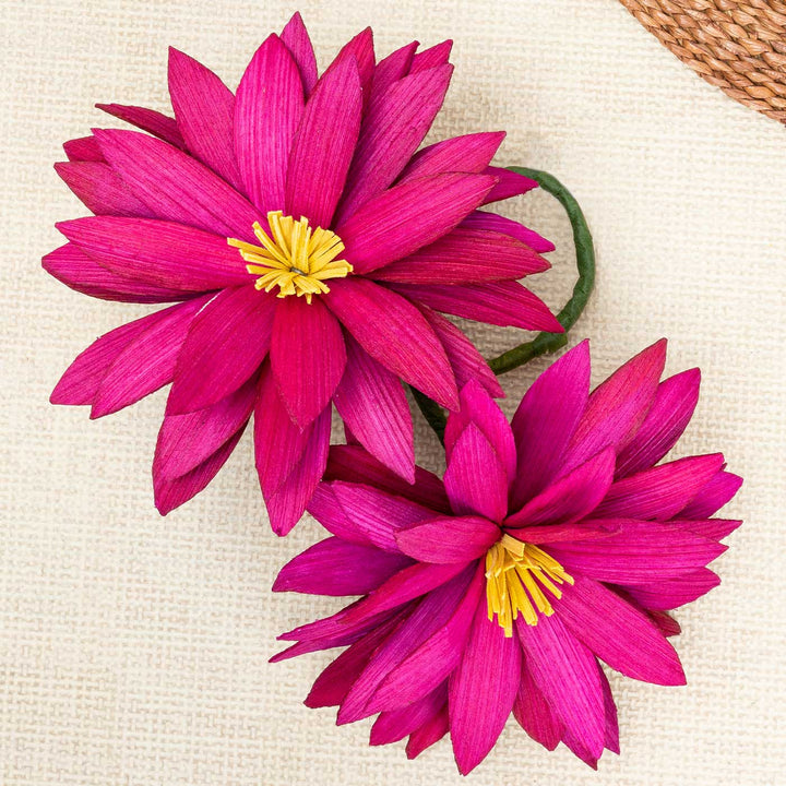 Handmade Water Lilly Design Paper Curtain Tie-Back