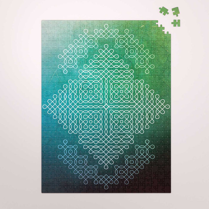 Kolam | The Interlace Art & Architecture Puzzle | 500 Pieces