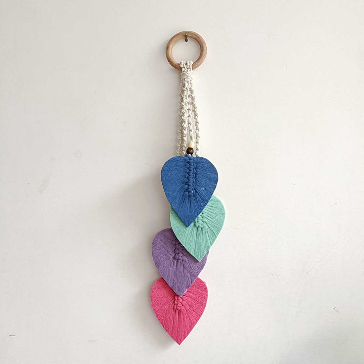 Handmade Macrame 4 Leaves Door Hanging
