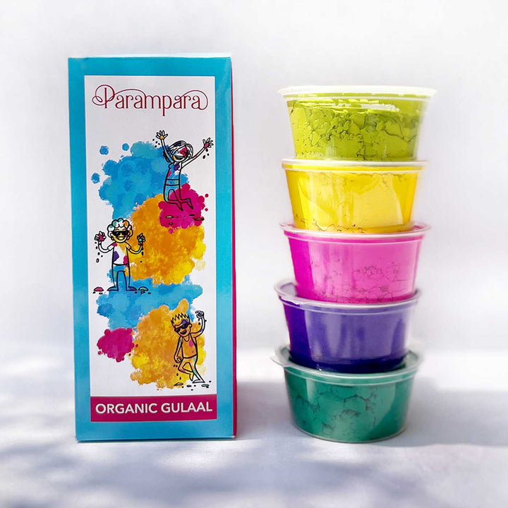 5 Pc | Assorted Premium Organic Gulaal