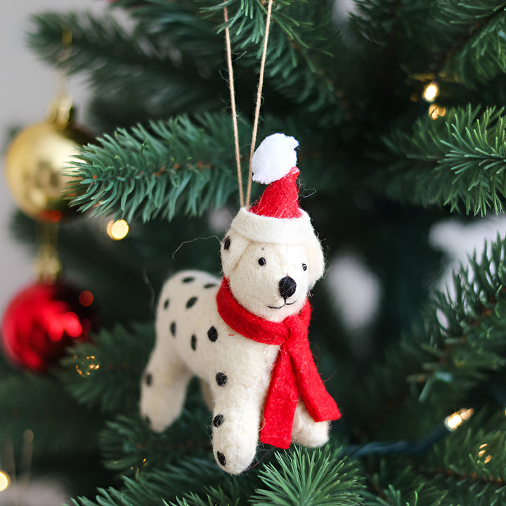Dottie The Christmas Spottie Felt Ornament For Christmas Tree Decoration