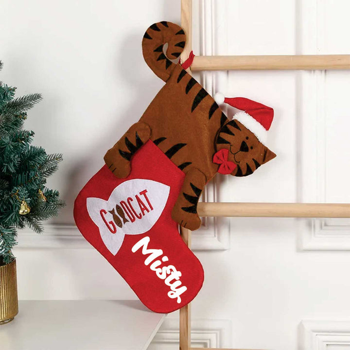 Personalized Pet Felt & Velvet Stockings For Christmas Decoration
