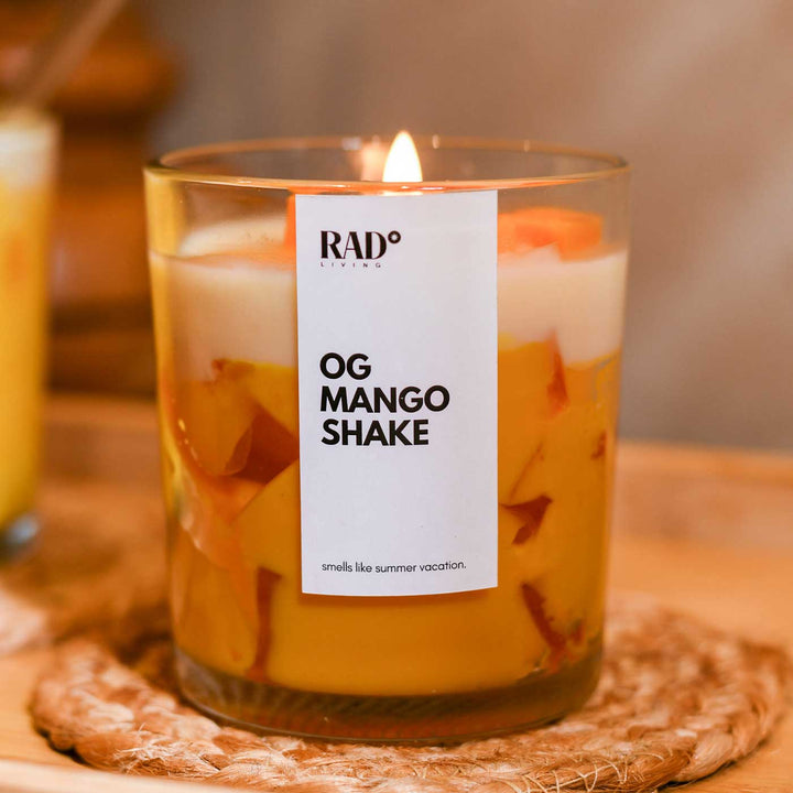 Hand Poured OG Mango Shake OG Scented Soy Wax Candle