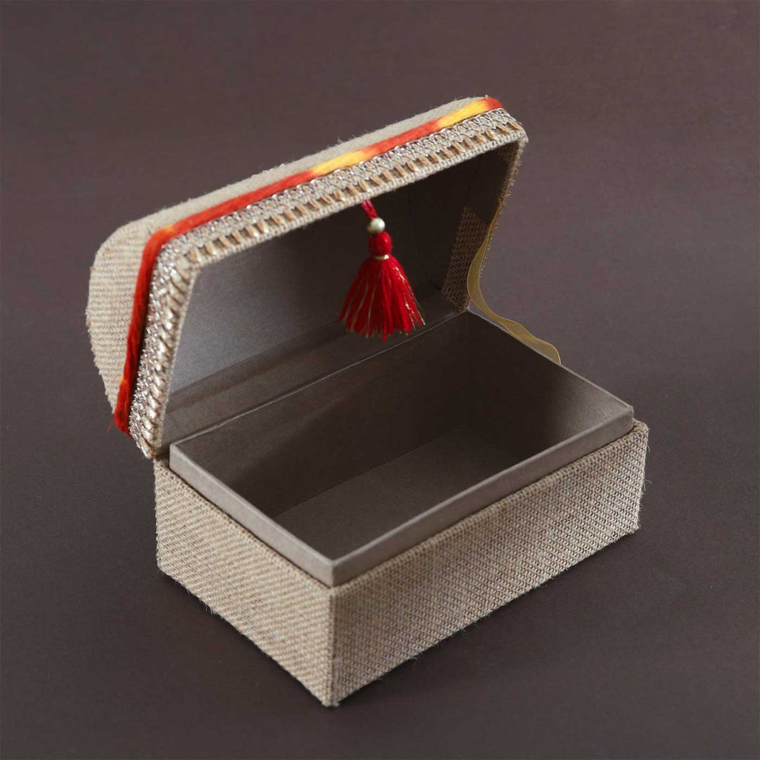 Handmade Moli Theme Sandook Jute Gift Box