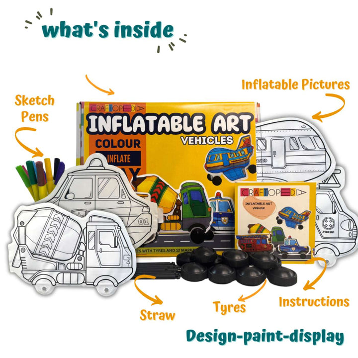 Inflatable Vehicles Theme Painting DIY Kit