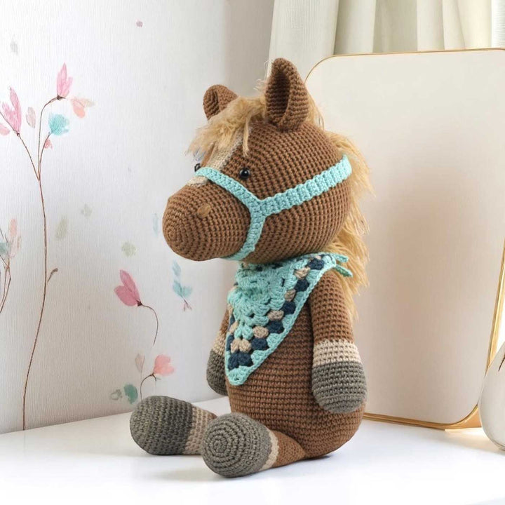 Handmade Crochet Harley the Horse Toy for Kids