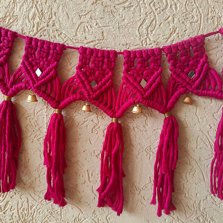 Handmade Macrame Samriddhi Design Cotton Toran