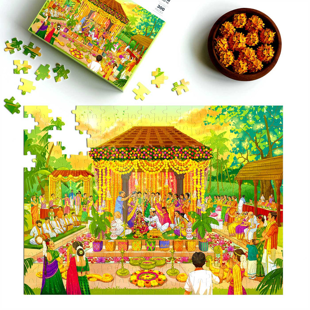 Sacred Knot | South Indian Wedding Lifestyle Puzzle | 300 Pieces