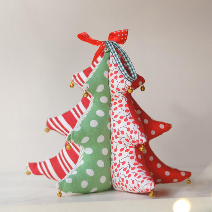 3 Inch | Handmade Polka Dot Christmas Tree For Decoration