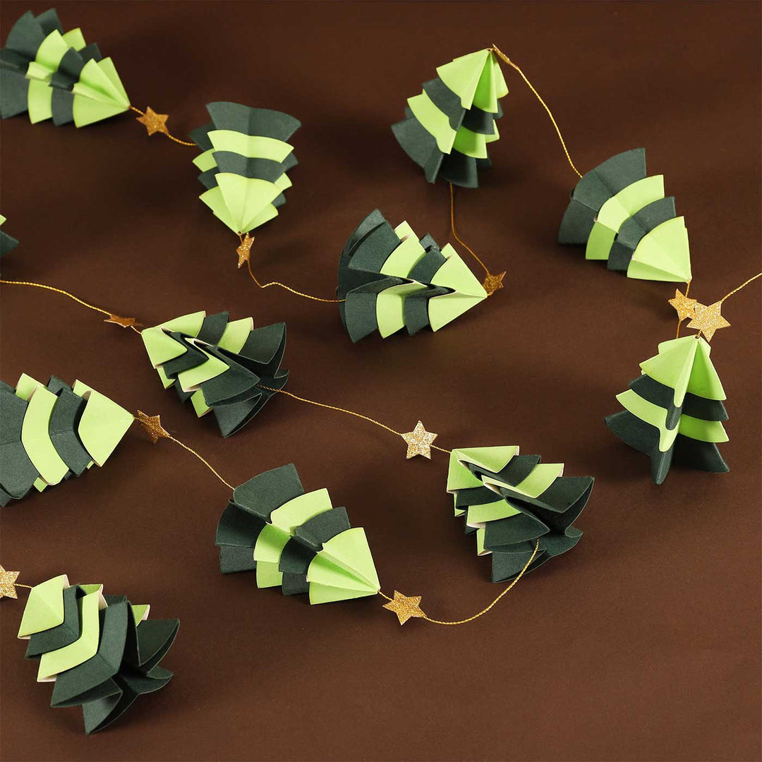 Handmade Christmas Tree Shaped Paper Hanging