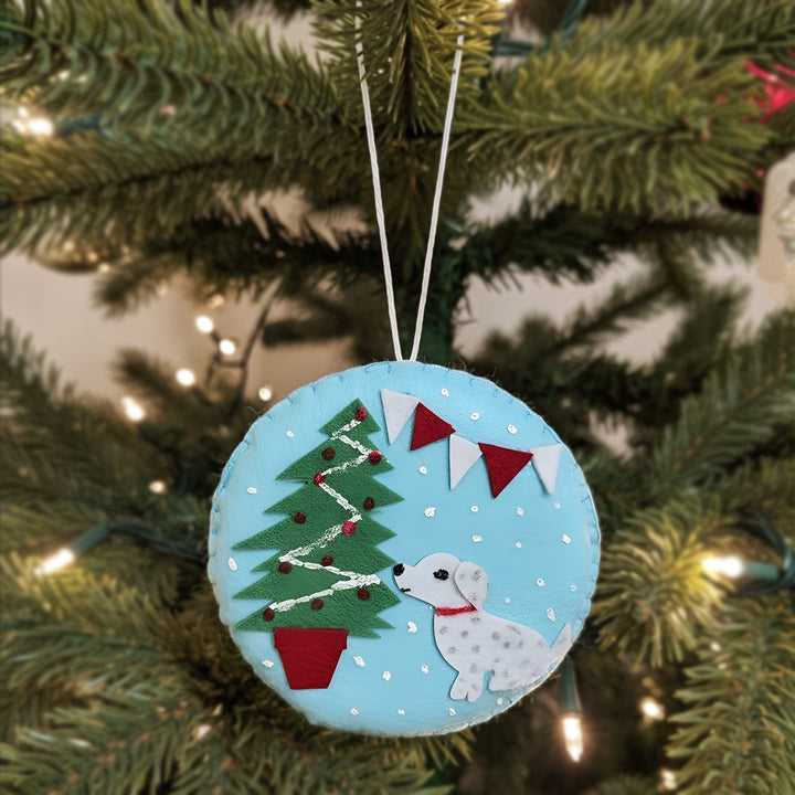 Handmade Xmas Tree Felt Ornament For Christmas Tree Decoration