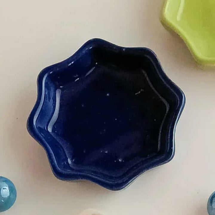 Handmade Star Shaped Ceramic Dhoop Base Stand