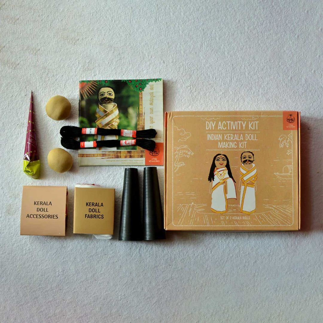 Kerala Couple | Indian Traditional Doll DIY Kit