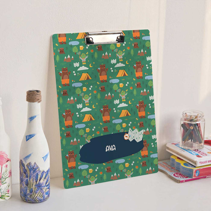 Personalized Into The Wild Theme Acrylic Clipboard
