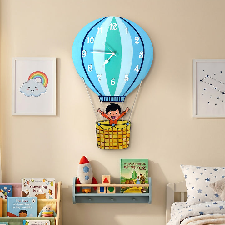 Personalised Parachute Theme Kids Wall Clock
