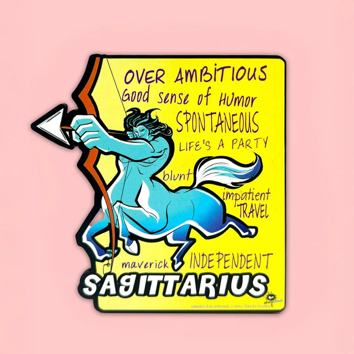 Printed Sagittarius Zodiac Sign MDF Wood Fridge Magnet