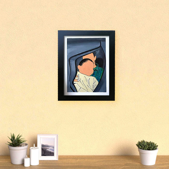 Photo Personalized Hand-Painted MDF Wood Portrait