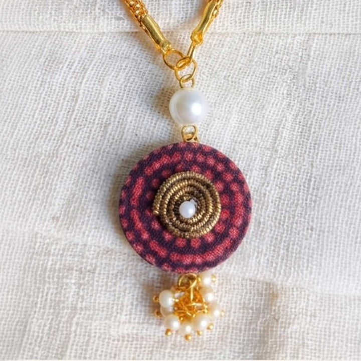 Mudra Ajrakh Block Print Lumba Rakhi With Roli Chawal For Bhabhi