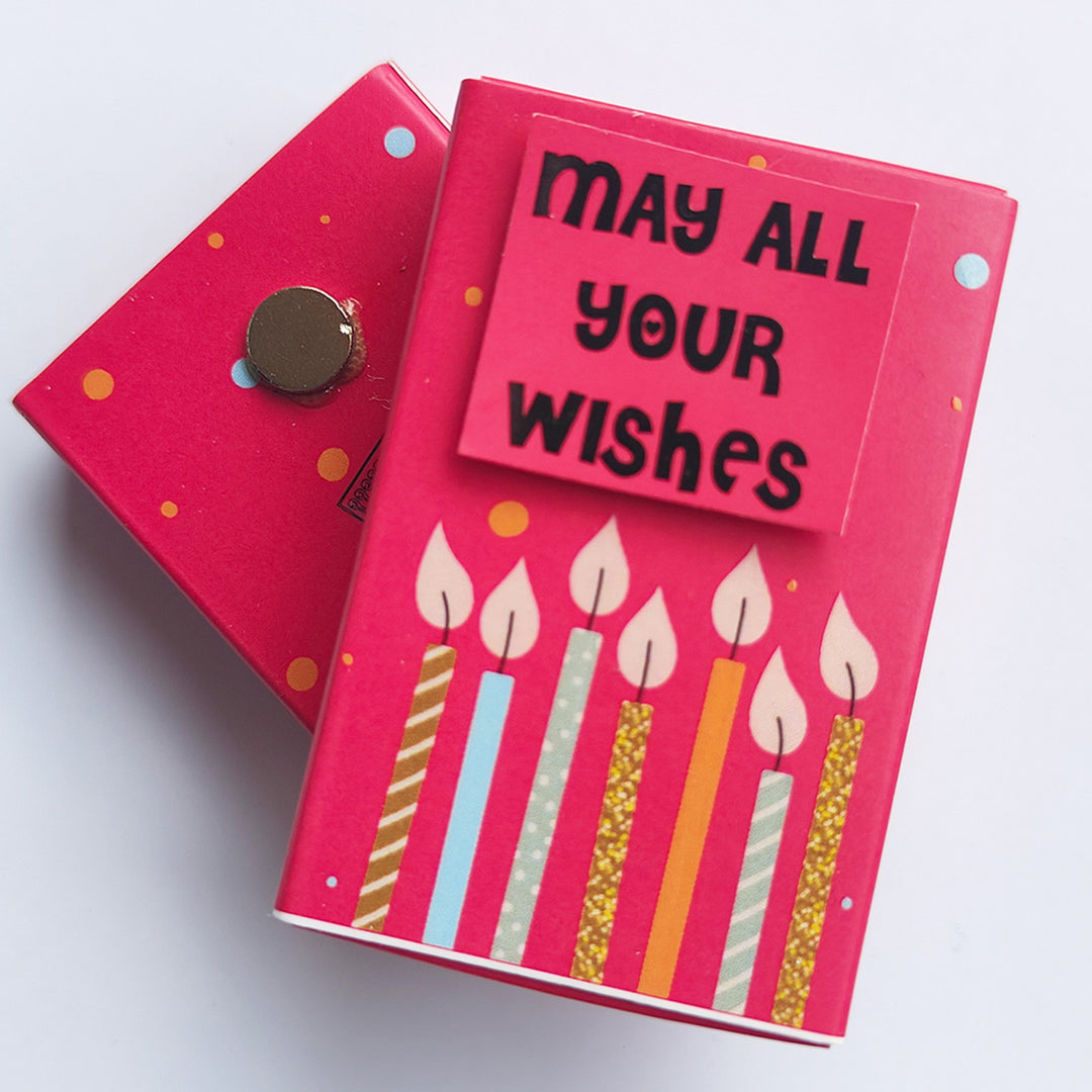 Handmade Birthday Theme Paper Fridge Magnet