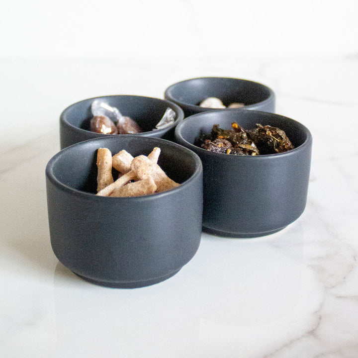 Hand-glazed Ceramic Bowls - Set of 4
