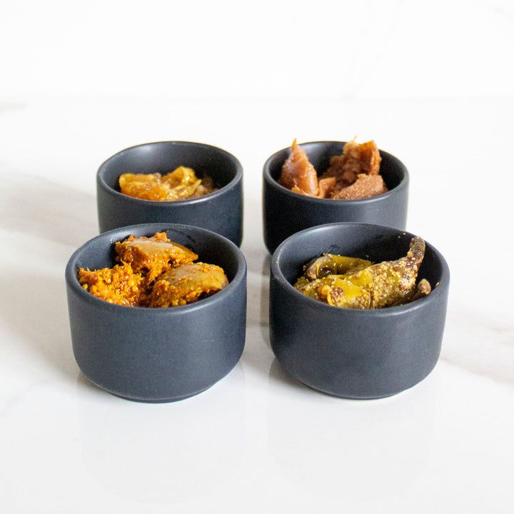 Hand-glazed Ceramic Bowls - Set of 4