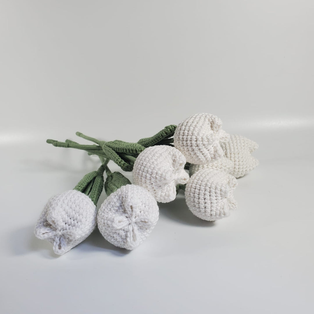 Handcrafted Crochet Tulip Flowers