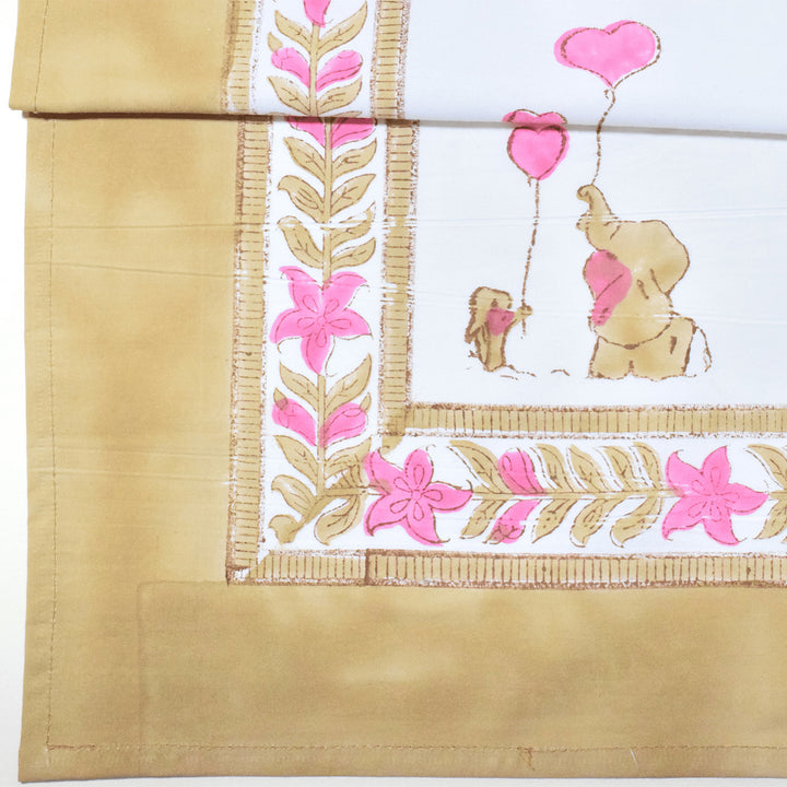 Trunky Balloon Block Printed Nursery | Set of 4