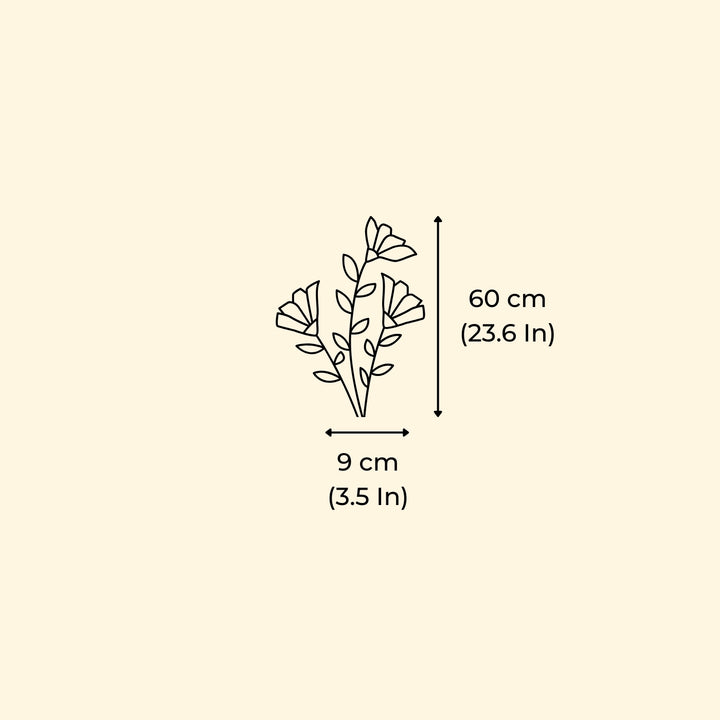 Handmade White Boho Pampas Dried Flower Bunch