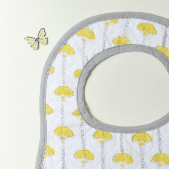 Block Printed Seaside Treasure Bib