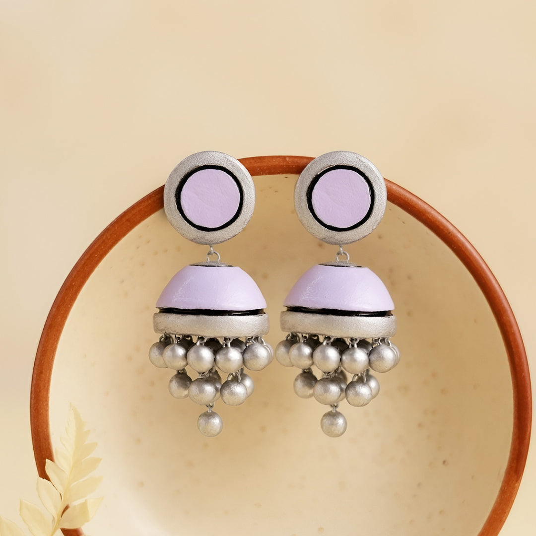 Handmade Pastel Chime Terracotta Earrings