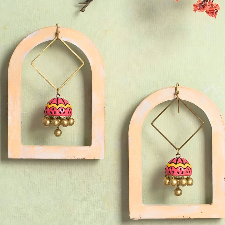 Handmade Fusion Terracotta Earrings