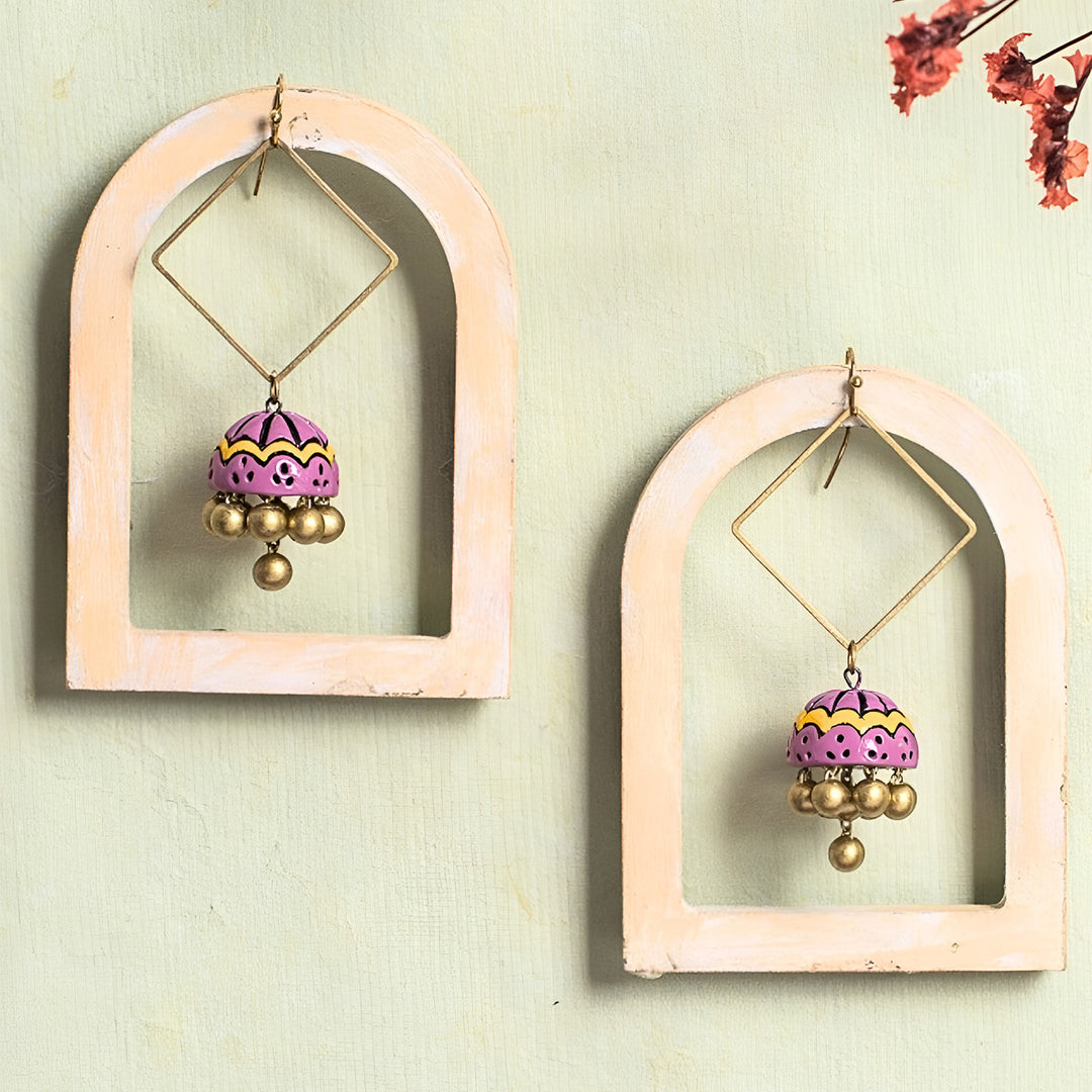 Handmade Fusion Terracotta Earrings