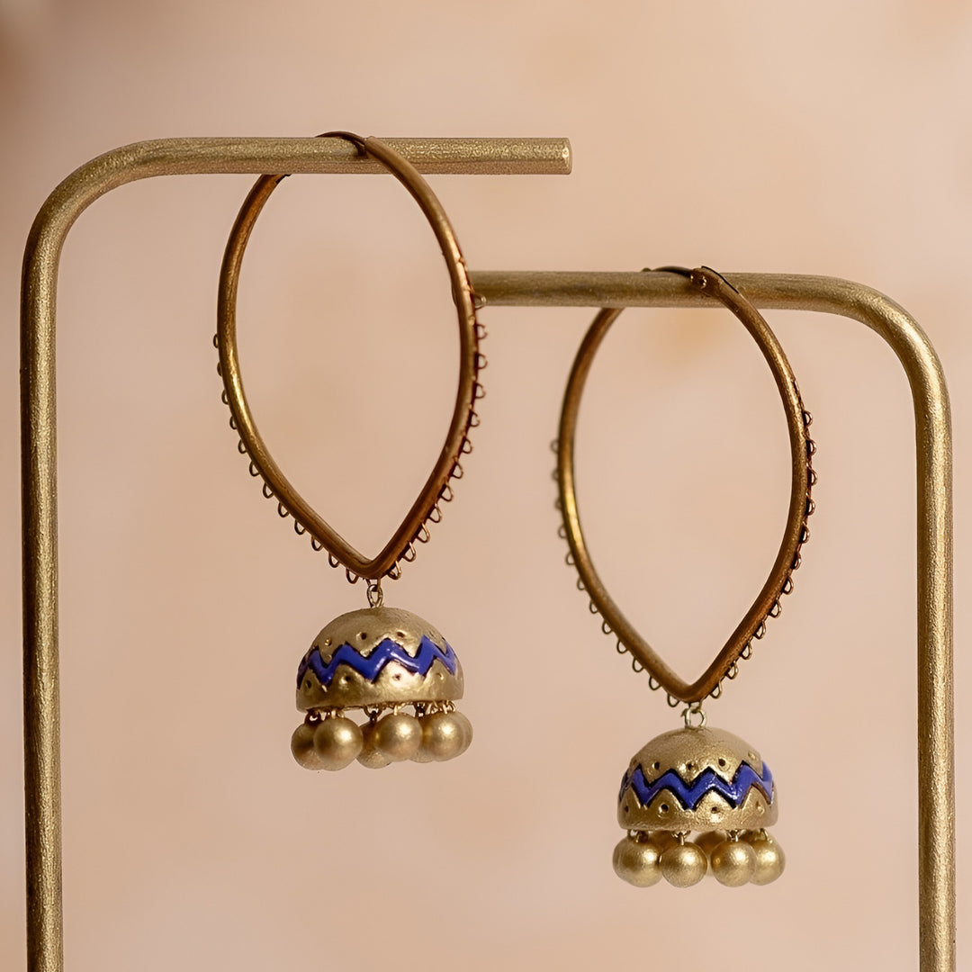 Handmade Rustic Terracotta Earrings