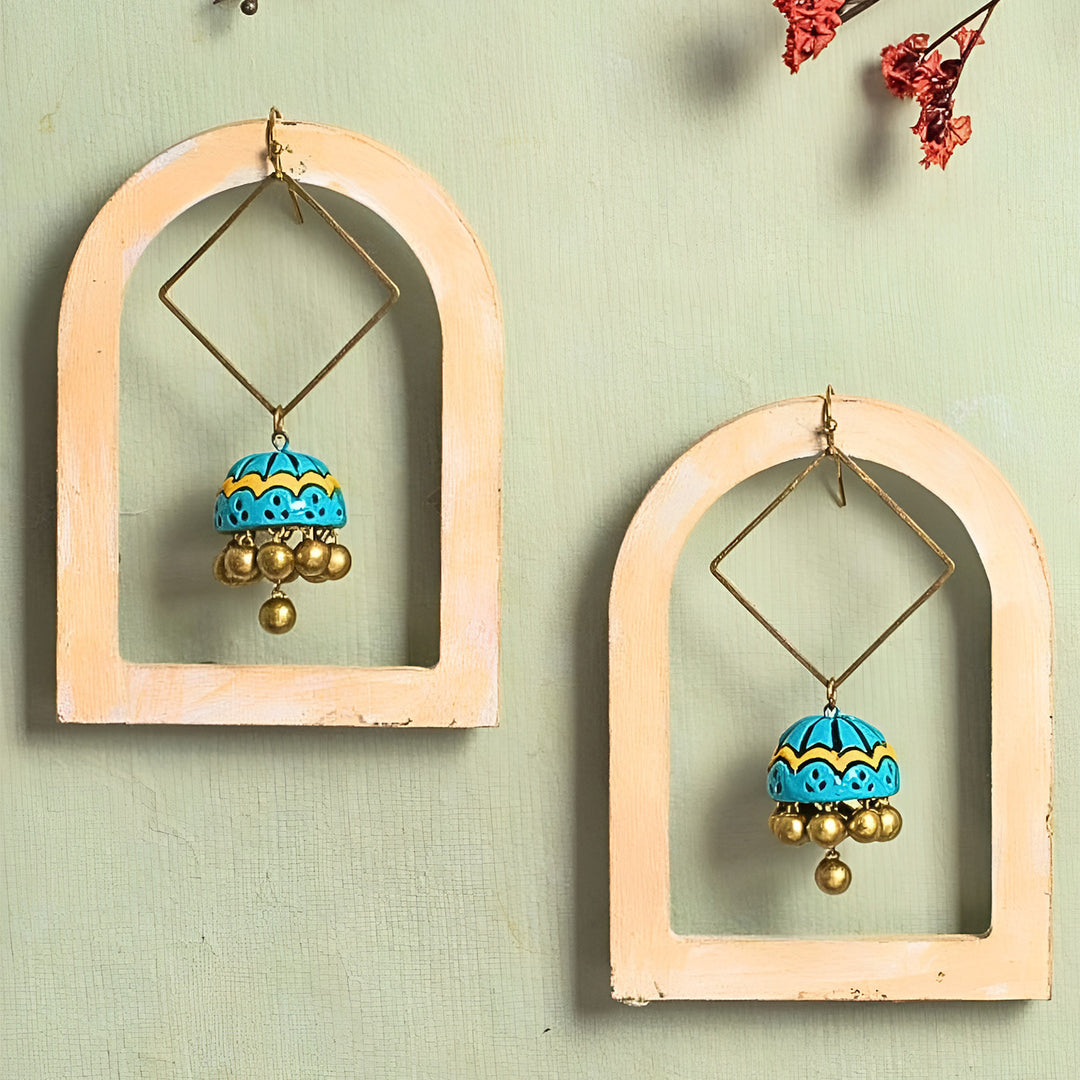 Handmade Fusion Terracotta Earrings