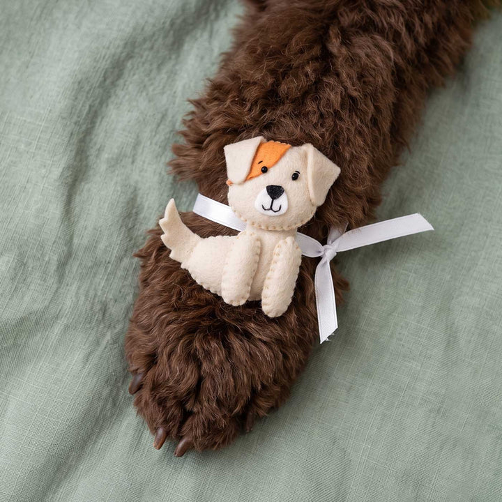 Handmade Pawsome Pup Felt Kids Rakhi