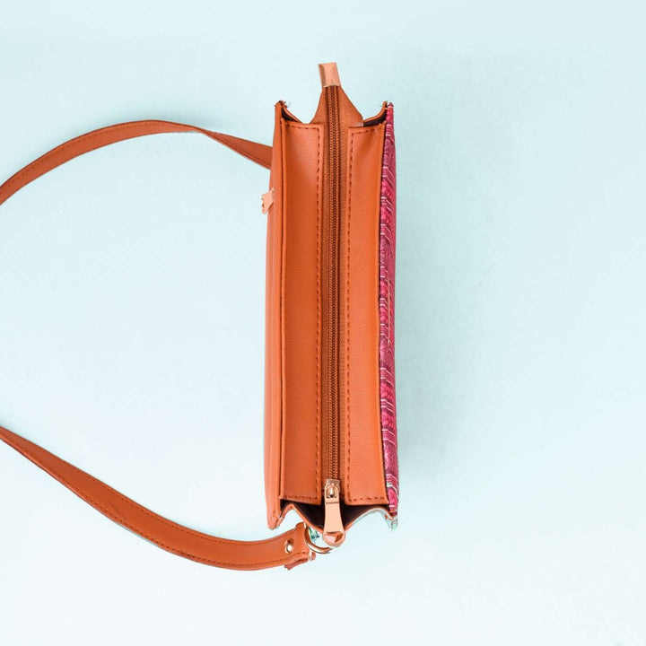 Handcrafted Vegan Leather Sling Bag