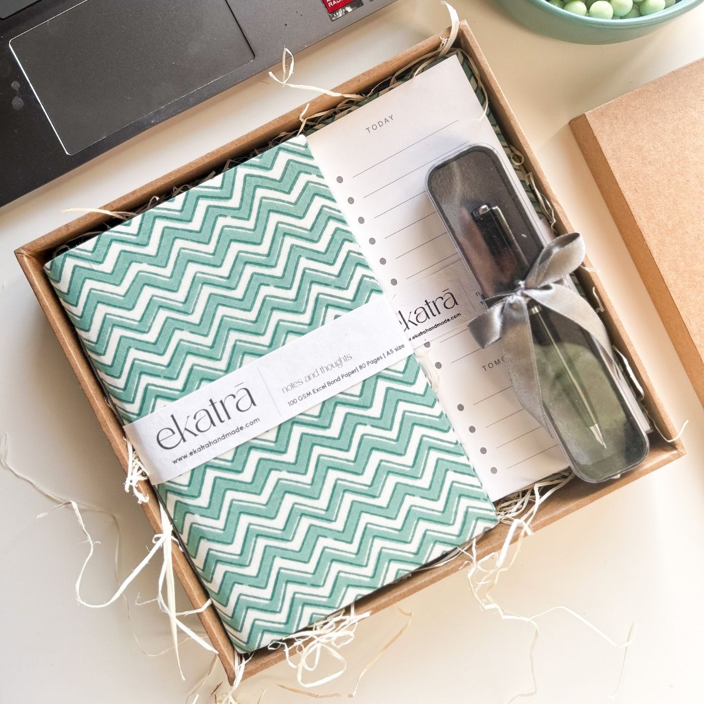 Buy Sustainable Handmade Productivity Stationary Hamper Online On Zwende